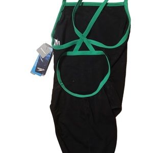 Speedo fly back Performance + one piece NWT